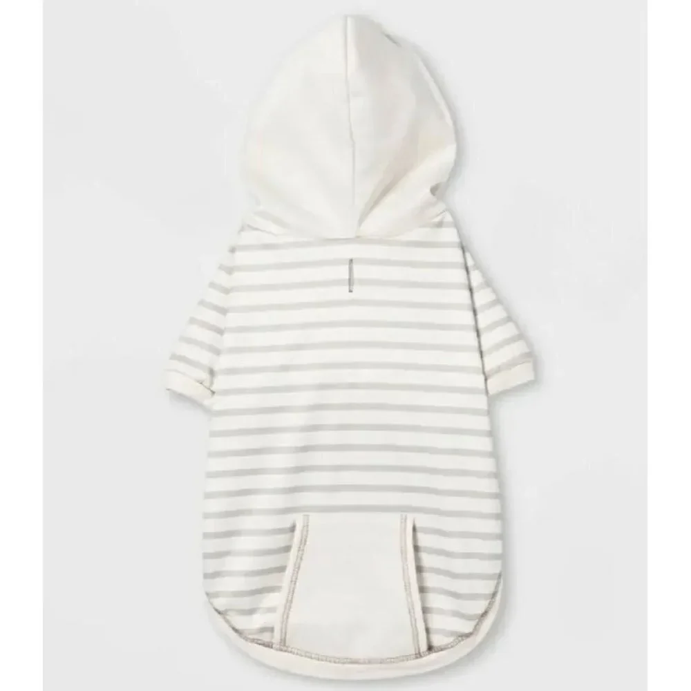 Boots & Barkley Striped Lightweight Dog Hoodie Pet Apparel Size Small‎